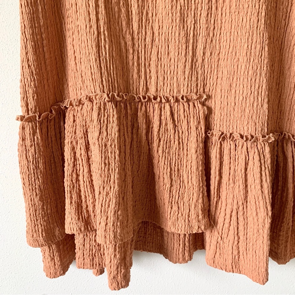 Free People Peach Mini Dress - Picture 8 of 16